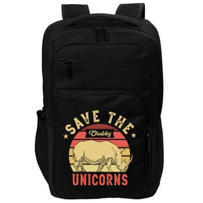 Save The Chubby Unicorns For A Chubby Unircorn Fan Gift Impact Tech Backpack