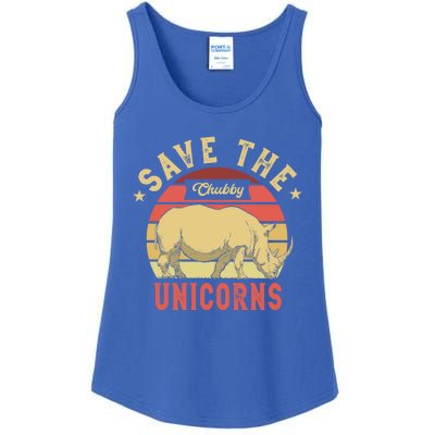 Save The Chubby Unicorns For A Chubby Unircorn Fan Gift Ladies Essential Tank