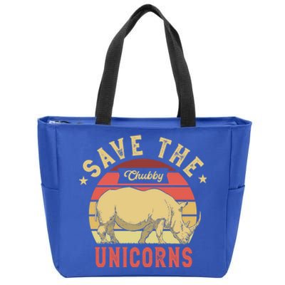 Save The Chubby Unicorns For A Chubby Unircorn Fan Gift Zip Tote Bag