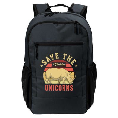 Save The Chubby Unicorns For A Chubby Unircorn Fan Gift Daily Commute Backpack