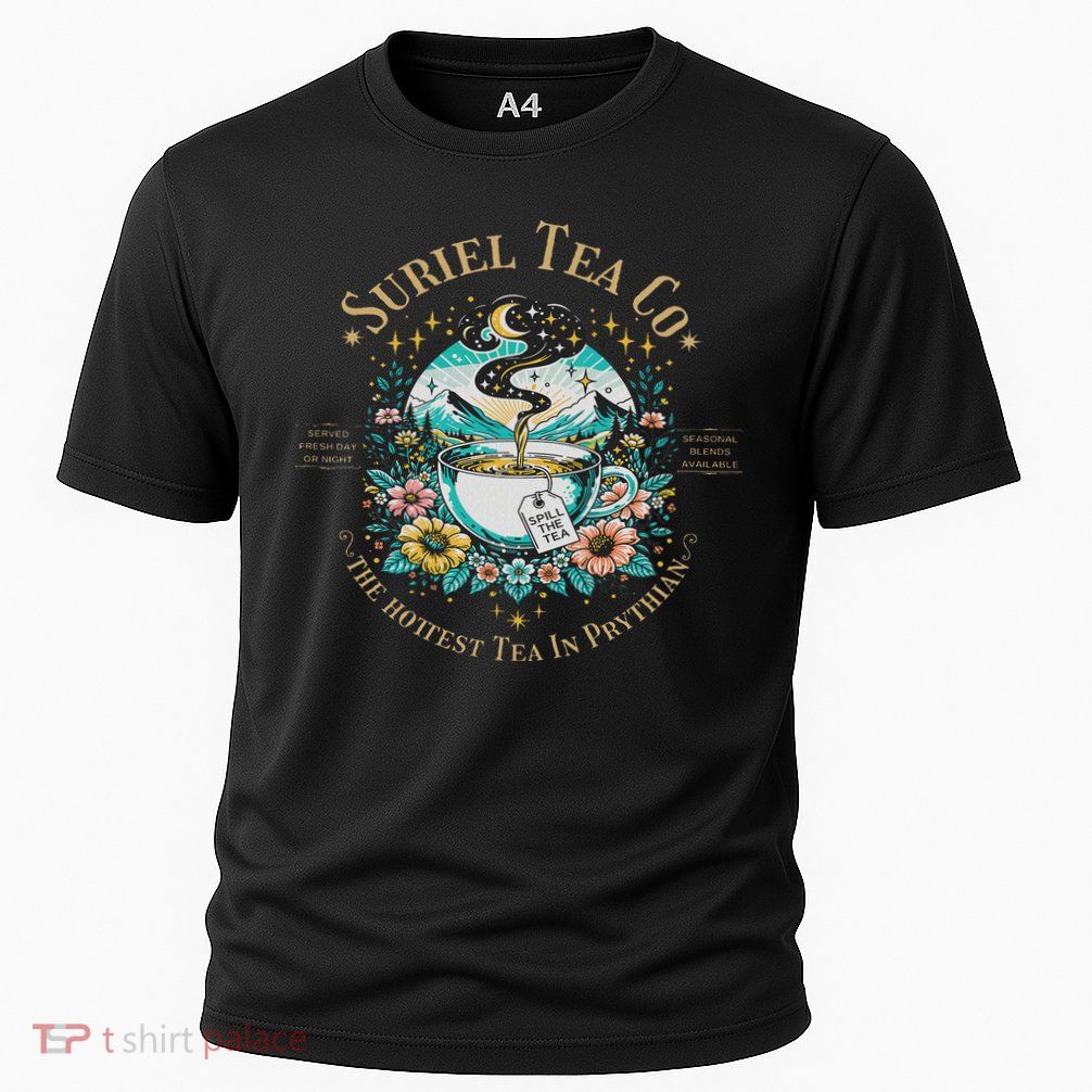 Suriel Tea Co City Of Starlight Night Court Bookish Sjm Book Cooling Performance Crew T-Shirt