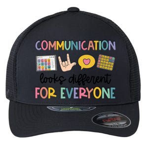 Speech Therapy Communication Looks Different For Everyone Flexfit Unipanel Trucker Cap