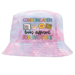 Speech Therapy Communication Looks Different For Everyone Tie-Dyed Bucket Hat