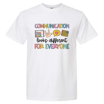 Speech Therapy Communication Looks Different For Everyone Garment-Dyed Heavyweight T-Shirt