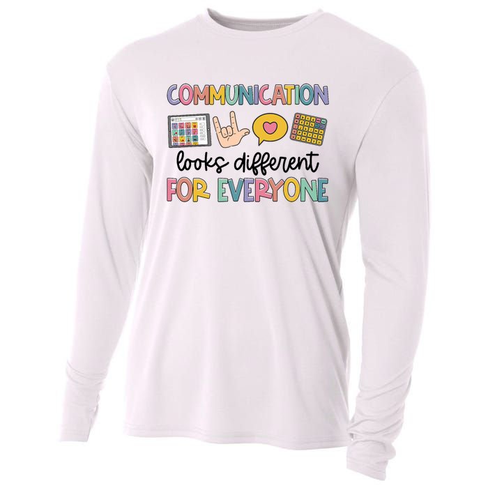 Speech Therapy Communication Looks Different For Everyone Cooling Performance Long Sleeve Crew