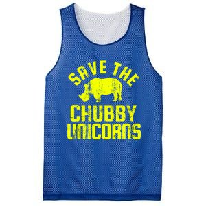 Save The Chubby Unicorns Funny Rhino Rhinoceros Gift Mesh Reversible Basketball Jersey Tank