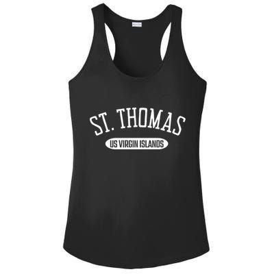 St Thomas Cool Gift Classic Style St Thomas Us Virgin Islands Gift Ladies PosiCharge Competitor Racerback Tank