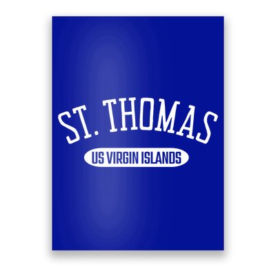 St Thomas Cool Gift Classic Style St Thomas Us Virgin Islands Gift Poster