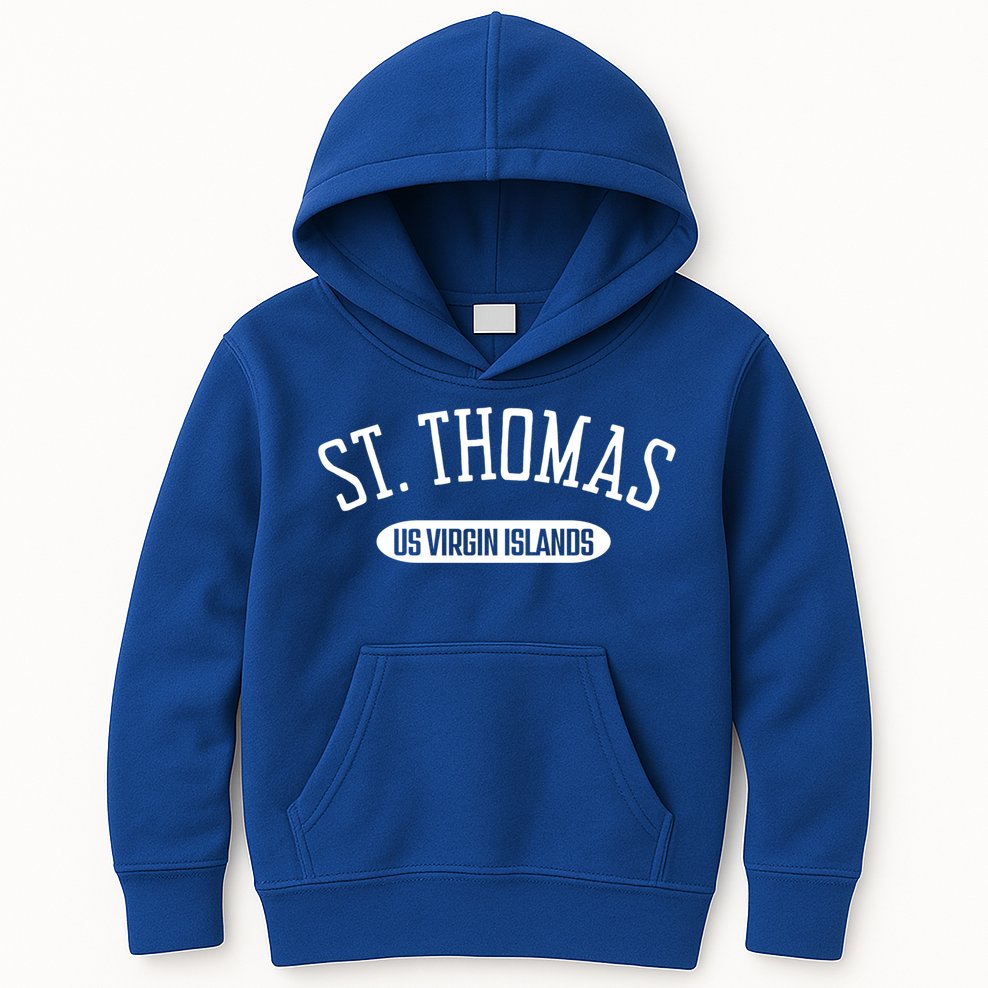 St Thomas Cool Gift Classic Style St Thomas Us Virgin Islands Gift Kids Hoodie