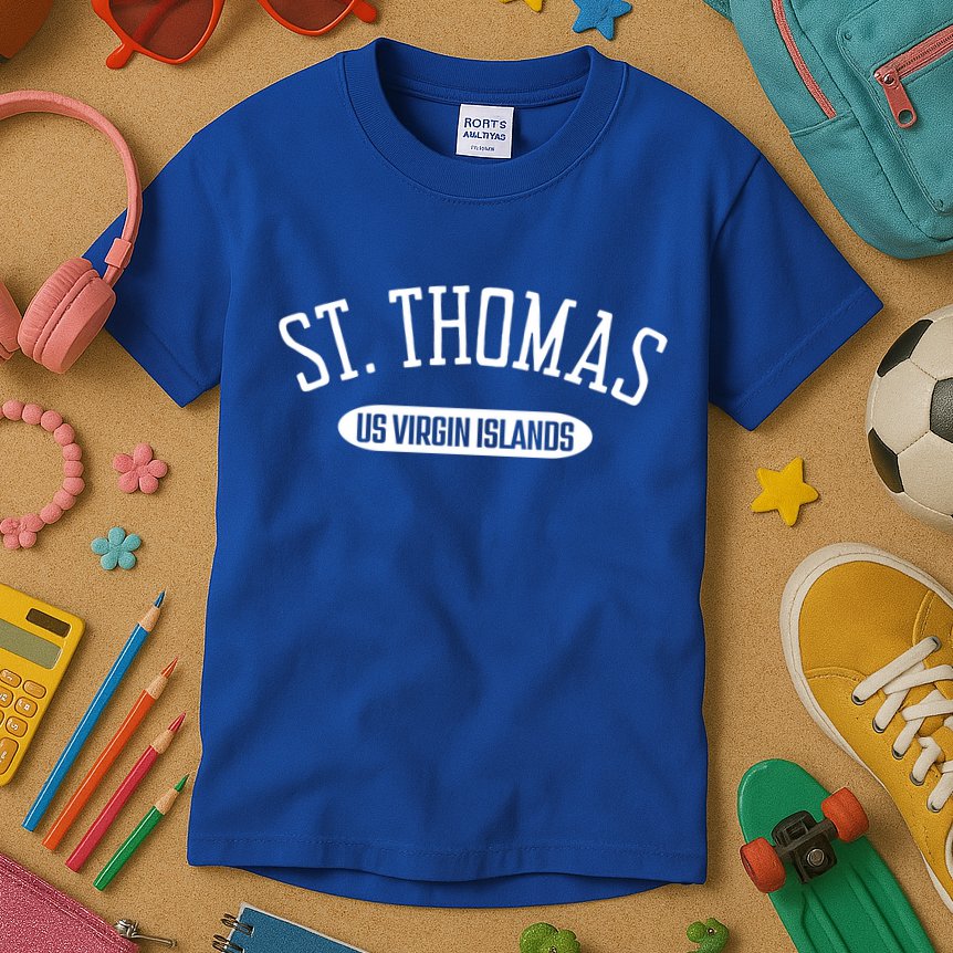 St Thomas Cool Gift Classic Style St Thomas Us Virgin Islands Gift Kids T-Shirt