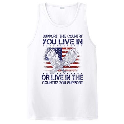 Support The Country You Live In Or Live In Where You Support PosiCharge Competitor Tank