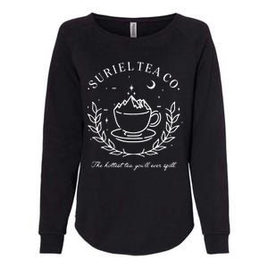 Suriel Tea Co The Hottest Tea You'll Ever Spill Velaris Womens California Wash Sweatshirt