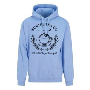 Suriel Tea Co The Hottest Tea You'll Ever Spill Velaris Unisex Surf Hoodie