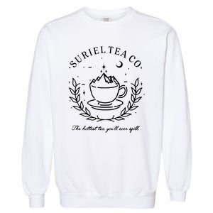 Suriel Tea Co The Hottest Tea You'll Ever Spill Velaris Garment-Dyed Sweatshirt