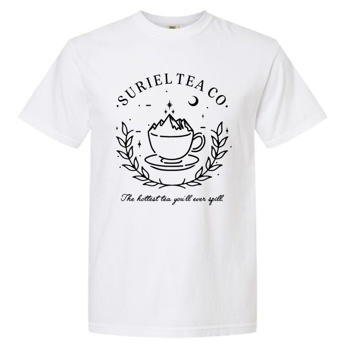 Suriel Tea Co The Hottest Tea You'll Ever Spill Velaris Garment-Dyed Heavyweight T-Shirt