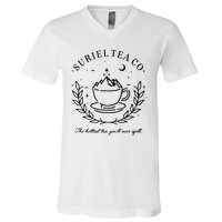 Suriel Tea Co The Hottest Tea You'll Ever Spill Velaris V-Neck T-Shirt