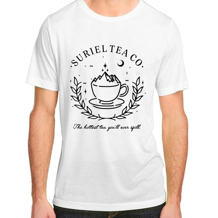 Suriel Tea Co The Hottest Tea You'll Ever Spill Velaris Adult ChromaSoft Performance T-Shirt