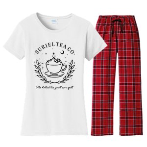 Suriel Tea Co The Hottest Tea You'll Ever Spill Velaris Women's Flannel Pajama Set