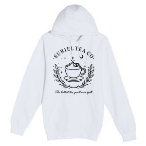 Suriel Tea Co The Hottest Tea You'll Ever Spill Velaris Premium Pullover Hoodie