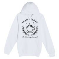 Suriel Tea Co The Hottest Tea You'll Ever Spill Velaris Premium Pullover Hoodie