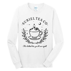 Suriel Tea Co The Hottest Tea You'll Ever Spill Velaris Tall Long Sleeve T-Shirt