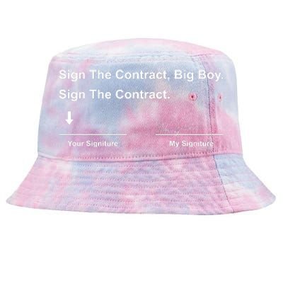 Sign The Contract Big Boy Sign The Contract Tie-Dyed Bucket Hat