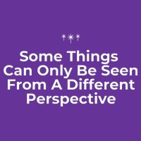 Some Things Can Only Be Seen From A Different Perspective Button