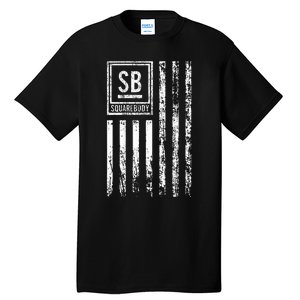 Squarebody Truck C10 Classic Usa Flag Squarebody Nation Tall T-Shirt