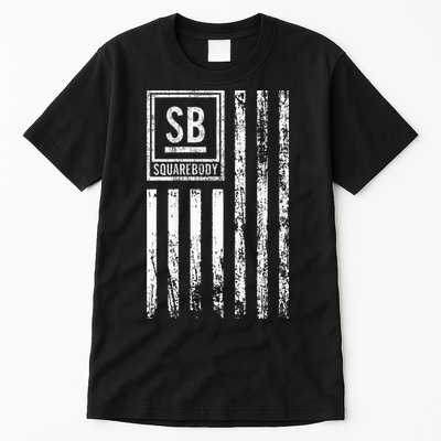 Squarebody Truck C10 Classic Usa Flag Squarebody Nation Tall T-Shirt