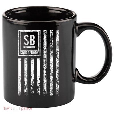 Squarebody Truck C10 Classic Usa Flag Squarebody Nation 11oz C Handle Ceramic Mug