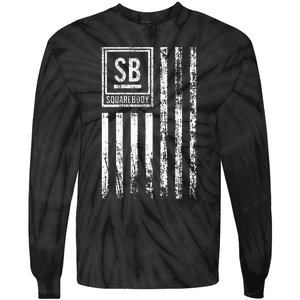 Squarebody Truck C10 Classic Usa Flag Squarebody Nation Tie-Dye Long Sleeve Shirt