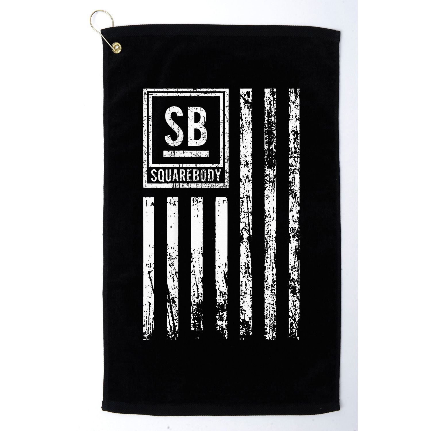 Squarebody Truck C10 Classic Usa Flag Squarebody Nation Golf Towel