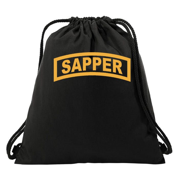 Sapper Tab Combat Engineer Drawstring Bag