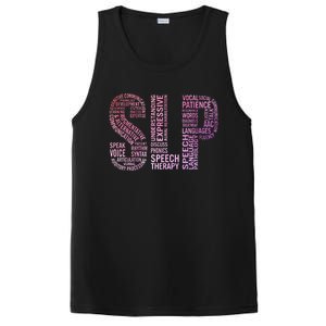 Speech Therapist Cute Gift Slp Speech Therapy Funny Gift PosiCharge Competitor Tank