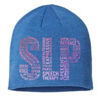 Speech Therapist Cute Gift Slp Speech Therapy Funny Gift Sustainable Beanie