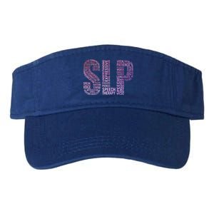 Speech Therapist Cute Gift Slp Speech Therapy Funny Gift Valucap Bio-Washed Visor