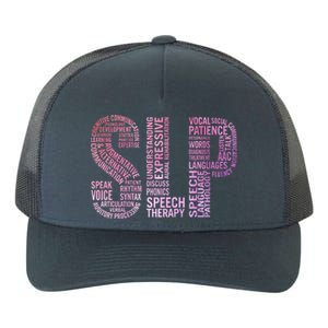 Speech Therapist Cute Gift Slp Speech Therapy Funny Gift Yupoong Adult 5-Panel Trucker Hat