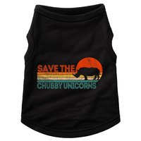 Save The Chubby Unicorns Funny Rhino Chubby Unicorn Doggie Tank