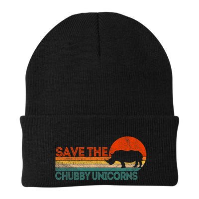 Save The Chubby Unicorns Funny Rhino Chubby Unicorn Beanie