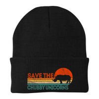 Save The Chubby Unicorns Funny Rhino Chubby Unicorn Beanie