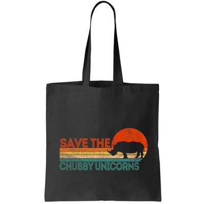 Save The Chubby Unicorns Funny Rhino Chubby Unicorn Bag