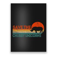 Save The Chubby Unicorns Funny Rhino Chubby Unicorn Poster