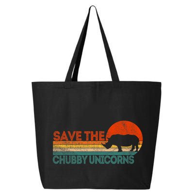Save The Chubby Unicorns Funny Rhino Chubby Unicorn 25L Jumbo Tote
