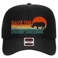 Save The Chubby Unicorns Funny Rhino Chubby Unicorn Trucker Hat