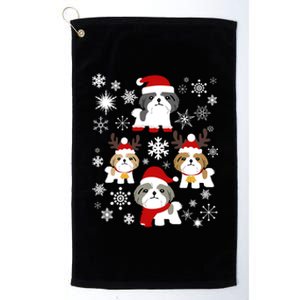 Shih Tzu Christmas For Shih Tzu Lovers Meaningful Gift Platinum Collection Golf Towel