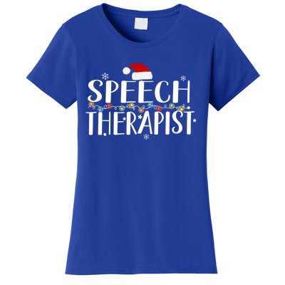 Speech Therapist Christmas Cute Nurse Cool Gift Women's T-Shirt