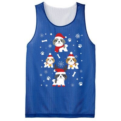 Shih Tzu Christmas Gift Costume Mesh Reversible Basketball Jersey Tank