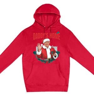 Santa Trump Christmas 2024 New President Premium Pullover Hoodie