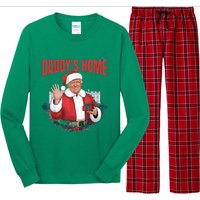 Santa Trump Christmas 2024 New President Long Sleeve Pajama Set