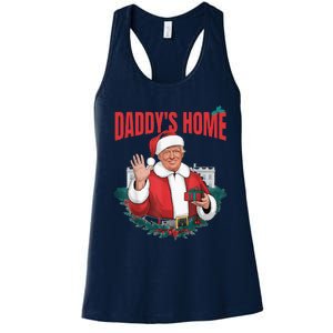 Santa Trump Christmas 2024 New President Women's Racerback Tank